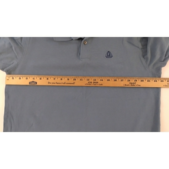 Izod Silk Wash men's 100% cotton blue polo shirt - Picture 3 of 11